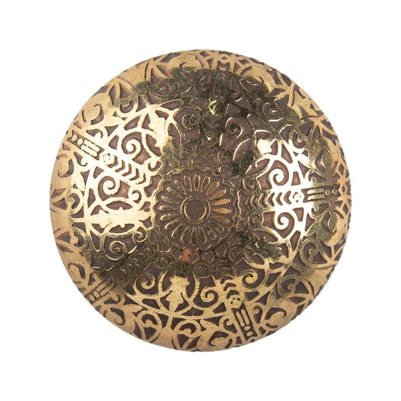 Clayre & Eef Deurknop  Ø 4x4 cm Bruin Ijzer Rond