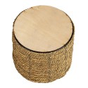 Clayre & Eef Bloempot  Ø 26x21 cm Bruin Zeegras Rond