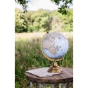 Clayre & Eef Globe 22x33 cm Blue Wood Metal