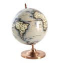 Clayre & Eef Globe 22x30 cm Bleu Bois Métal