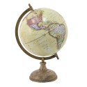 Clayre & Eef Globo 22x33 cm Giallo Legno Ferro