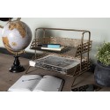 Clayre & Eef Globo 22x37 cm Marrone Legno Ferro Rotondo