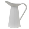 Clayre & Eef Boccale da lavabo 23x13x25 cm Bianco Ceramica Rotondo