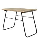 Clayre & Eef Plant Table 46x26x33 cm Brown Wood Metal Rectangle