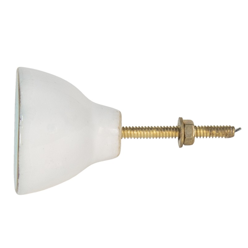 Clayre & Eef Pomello Ø 4 cm Turchese  Ceramica