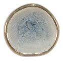 Clayre & Eef Door Knob 4x3x4 cm Blue White Ceramic