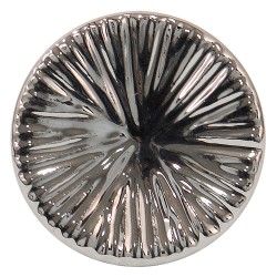 Clayre & Eef Door Knob Ø 4 cm Silver colored Ceramic