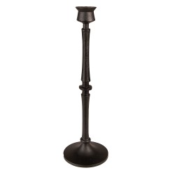 Clayre & Eef Candle holder 33 cm Black Aluminium