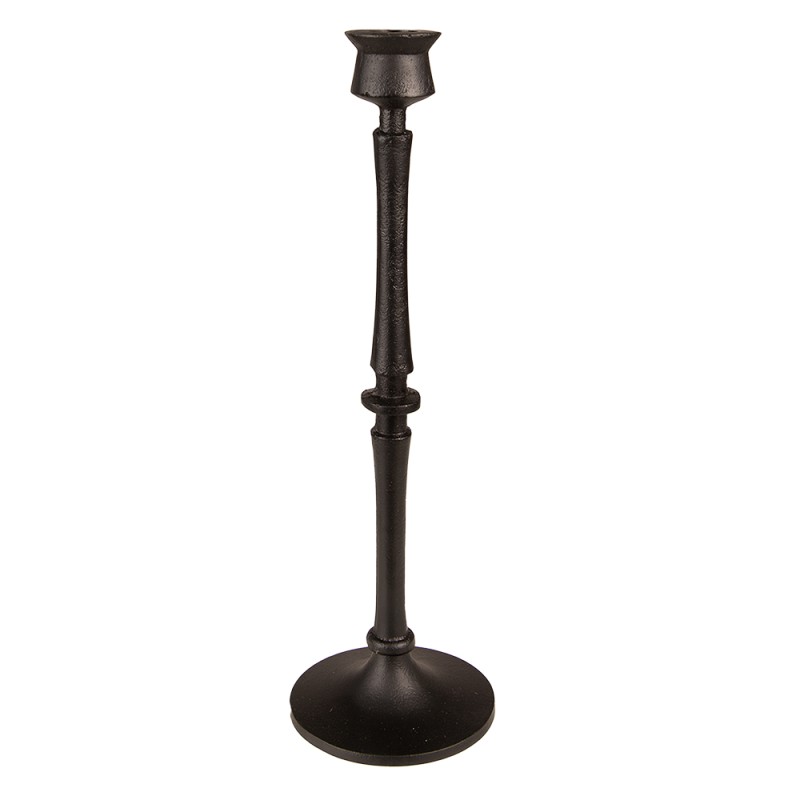 Clayre & Eef Candle holder 33 cm Black Aluminium