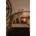 Clayre & Eef Figurine Elephant 32 cm White Black Paper Iron Textile