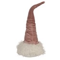 Clayre & Eef Christmas Decoration with LED Lighting Gnome 44 cm Pink Fabric