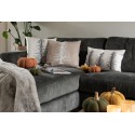 Clayre & Eef Décoration Citrouille 8 cm Vert Tissu