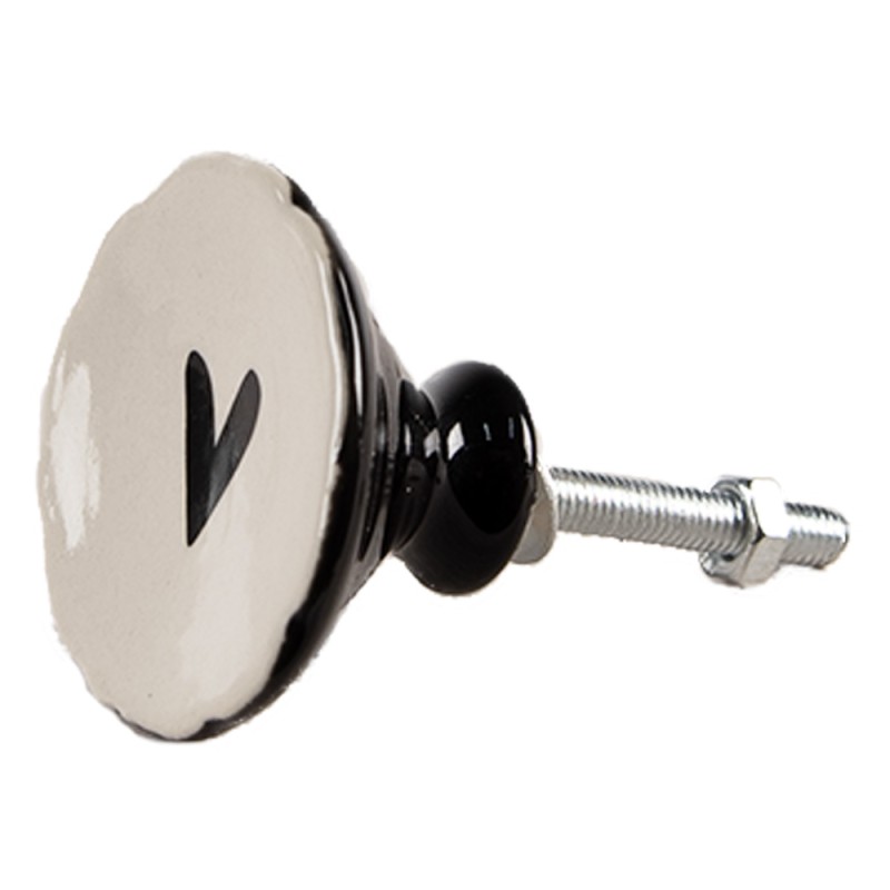 Clayre & Eef Pomello set di 4 Ø 4 cm Beige Ceramica Coure