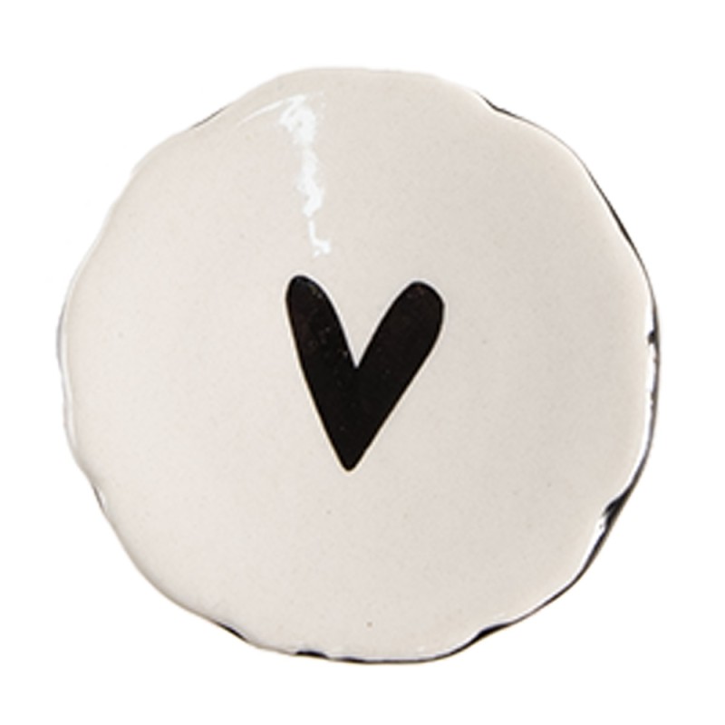 Clayre & Eef Pomello set di 4 Ø 4 cm Beige Ceramica Coure