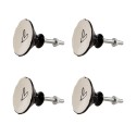 Clayre & Eef Türknauf 4er Set Ø 4 cm Beige Keramik Herz