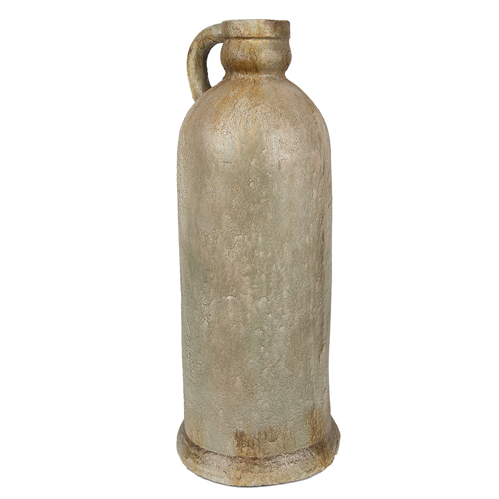 Decoratie Kan Ø 17X42 Cm Groen Magnesium (Mgo)-image