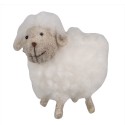 Clayre & Eef Decorative Figurine Sheep 14 cm White Synthetic