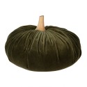 Clayre & Eef Decorazione Zucca Ø 25x16 cm Verde Tessuto