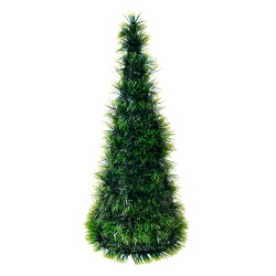 Clayre & Eef Christmas Decoration Christmas Trees Ø 18x46 cm Green Plastic