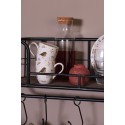 Clayre & Eef Vase 8 cm Rot Keramik Rund