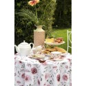 Clayre & Eef Vase Ø 13x30 cm Rosa Keramik Rund