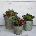 Clayre & Eef Planter Ø 17x16 cm Green Ceramic Round