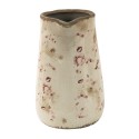 Clayre & Eef Brocca decorativa 1150 ml Rosa Beige Ceramica Fiori