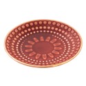Clayre & Eef Piatto per dolci Ø 13 cm Rosso Ceramica