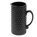 Clayre & Eef Decoration can 14x9x20 cm Black Ceramic