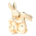 Clayre & Eef Figurine Rabbit 20x10x25 cm Beige Ceramic