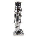 Clayre & Eef Figurine Nutcracker 19 cm Silver colored Porcelain