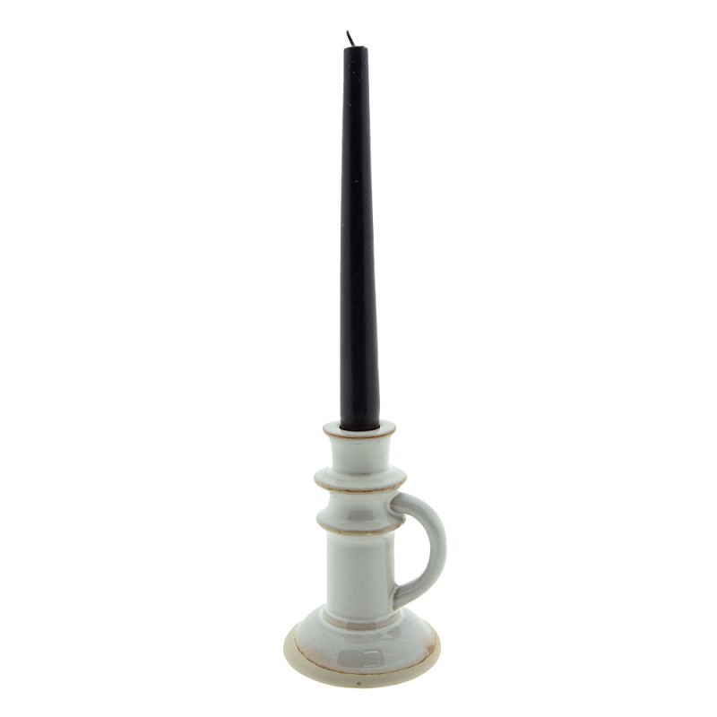 Clayre & Eef Candelabro 14 cm Beige Porcellana