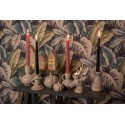 Clayre & Eef Candelabro 14 cm Beige Porcellana