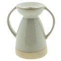 Clayre & Eef Kerzenständer 13 cm Beige Porzellan