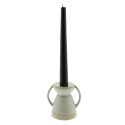 Clayre & Eef Kerzenständer 13 cm Beige Porzellan