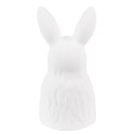Clayre & Eef Statuetta Coniglio 21 cm Bianco Color oro Ceramica