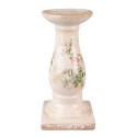 Clayre & Eef Chandelier Ø 12x24 cm Rose Beige Céramique Fleurs