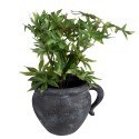 Clayre & Eef Planter 20x16x14 cm Grey Ceramic