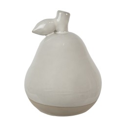 Clayre & Eef Decorazione Pera 11 cm Beige Porcellana