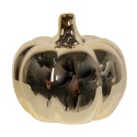 Clayre & Eef Decoration Pumpkin 8 cm Gold colored Porcelain
