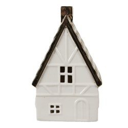 Clayre & Eef Decorazione Casa 16 cm Beige Color oro Porcellana