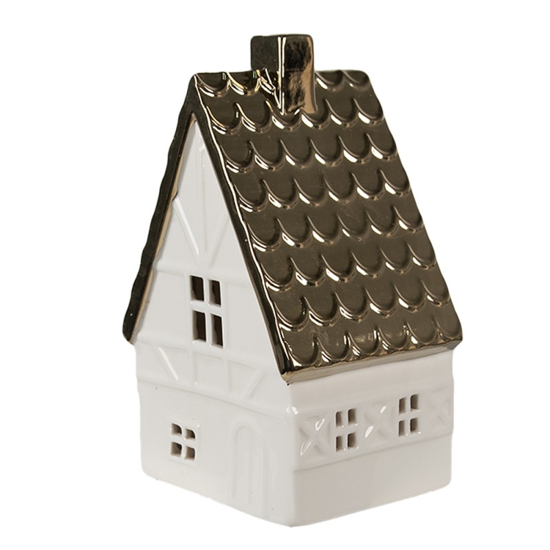 Clayre & Eef Decorazione Casa 16 cm Beige Color oro Porcellana
