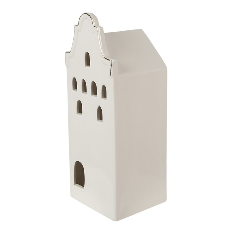 Clayre & Eef Decoratie Huis 20 cm Beige Porselein
