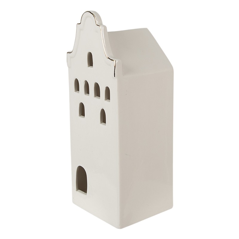 Clayre & Eef Decoratie Huis 16 cm Beige Porselein