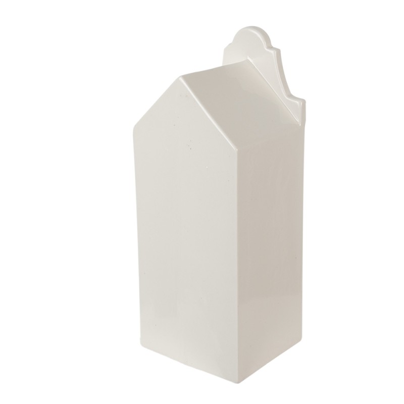 Clayre & Eef Decoratie Huis 16 cm Beige Porselein