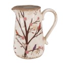 Clayre & Eef Decoration can 21x15x23 cm Beige Brown Ceramic Branches
