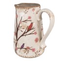 Clayre & Eef Decoration can 21x15x23 cm Beige Brown Ceramic Branches
