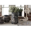 Clayre & Eef Vase Ø 15x23 cm Gris Céramique