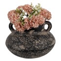 Clayre & Eef Fioriera Ø 21x13 cm Grigio Ceramica