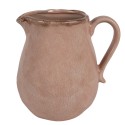 Clayre & Eef Decoration can 21x16x20 cm Pink Ceramic